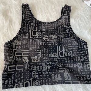 Lululemon power pivot Everlux cropped Tank Top sports  12